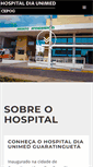 Mobile Screenshot of hospitalunimedguara.com.br